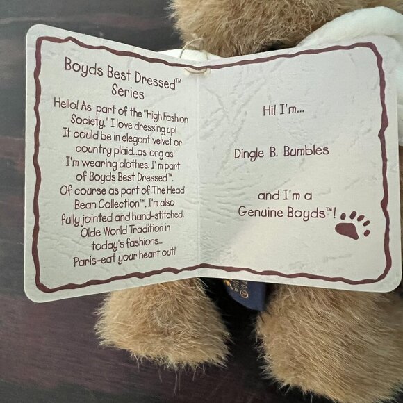 RETIRED - Boyds Bears Bumblebee Trio – Clover, Bibi, & Dingle - Picture 12 of 16